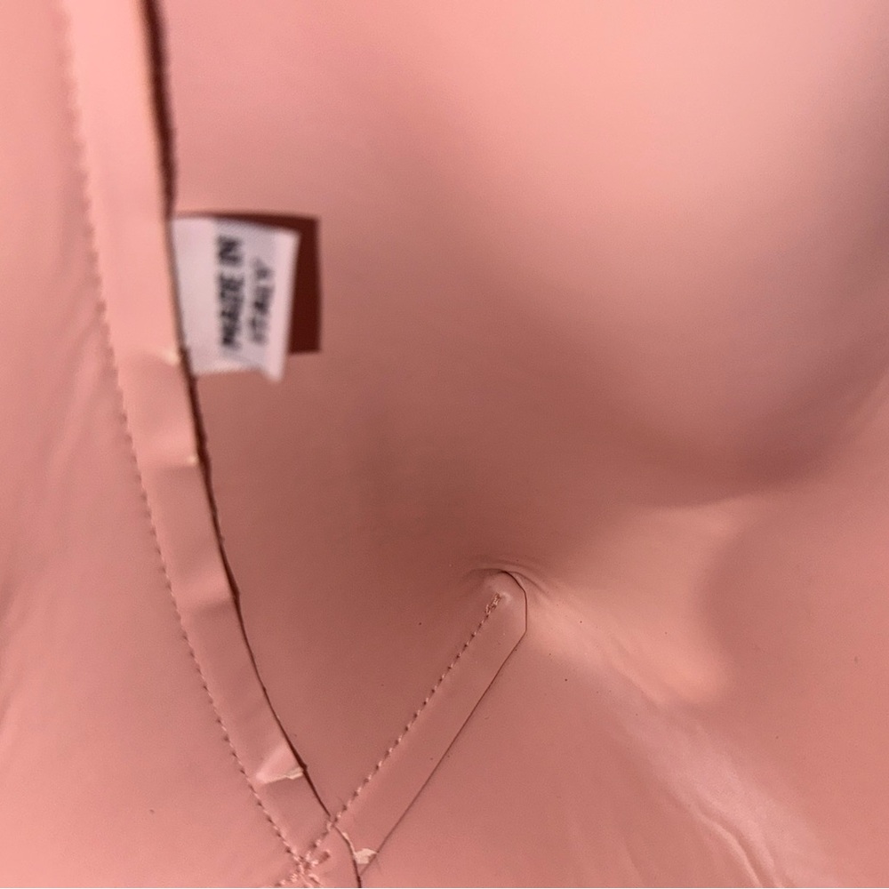 Mansur Gavriel Large Light Pink Leather Bucket Bag - Picture 7 of 16